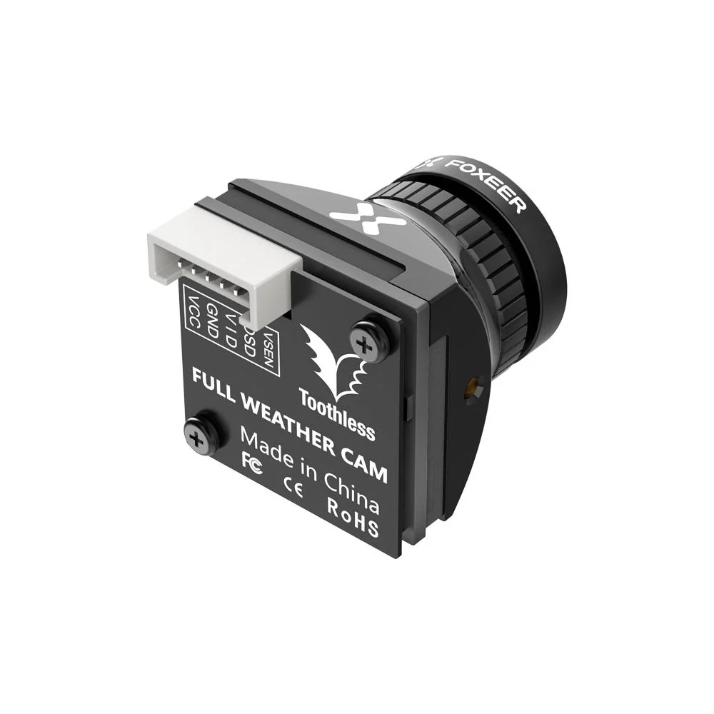 Foxeer Toothless 2 Micro 1200TVL 16:9/4:3 PAL/NSTC CMOS Switchable FoV FPV Starlight Camera w/ M12 Lens and 1/2" Sensor (1.7mm) - Image 3