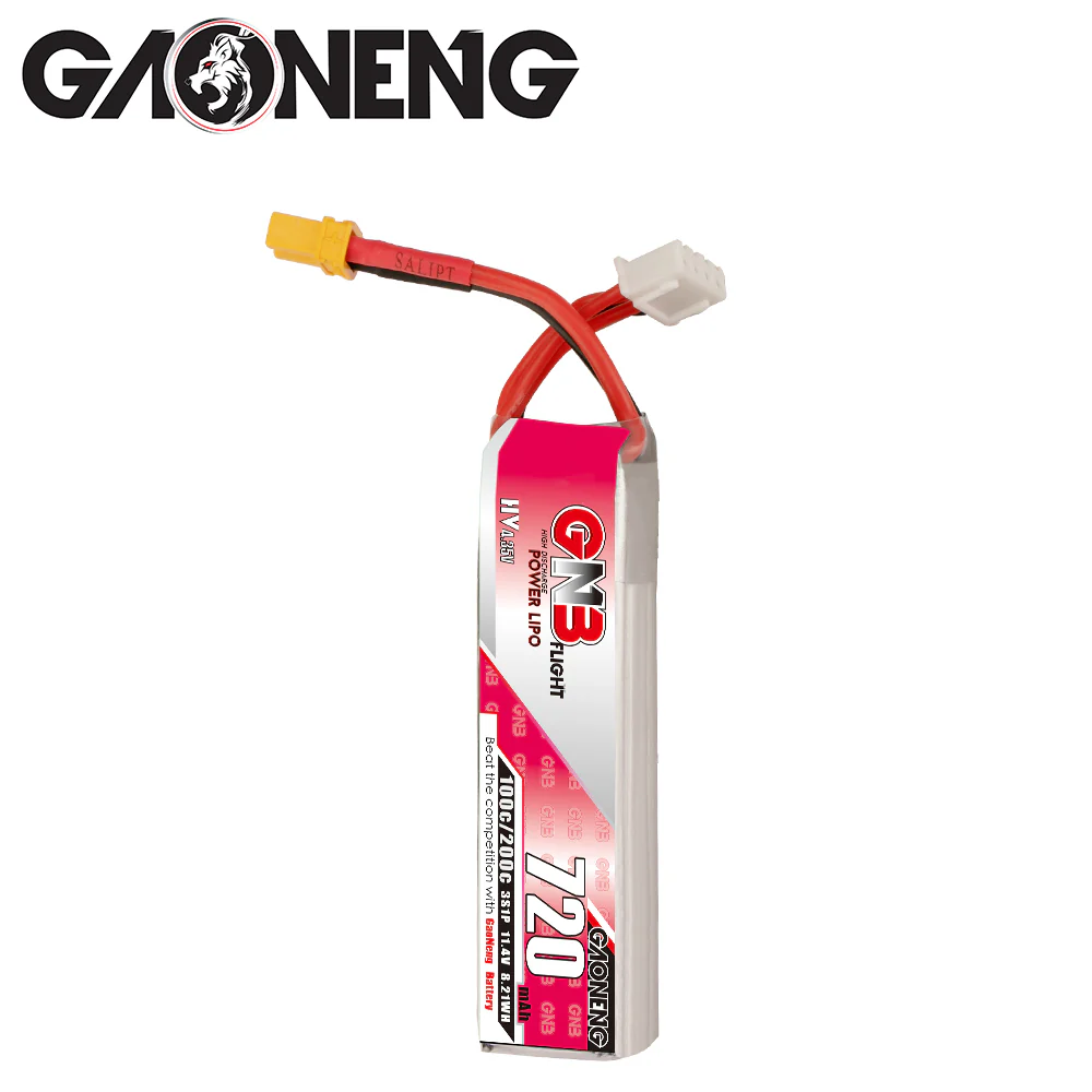 Gaoneng GNB 3S 720MAH 100C HV Li-Po Battery - XT30 - Image 5