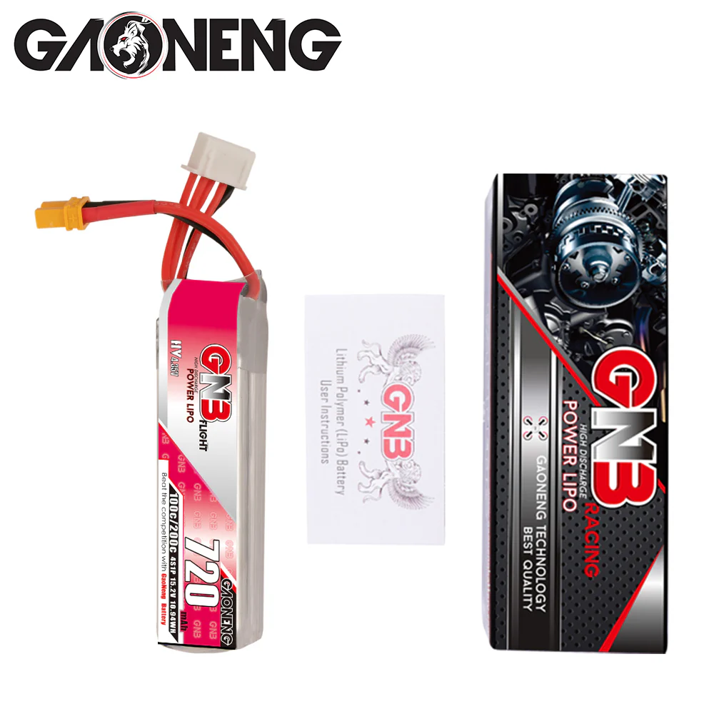 Gaoneng GNB 4S 720MAH 100C HV Li-Po Battery - XT30 - Image 4