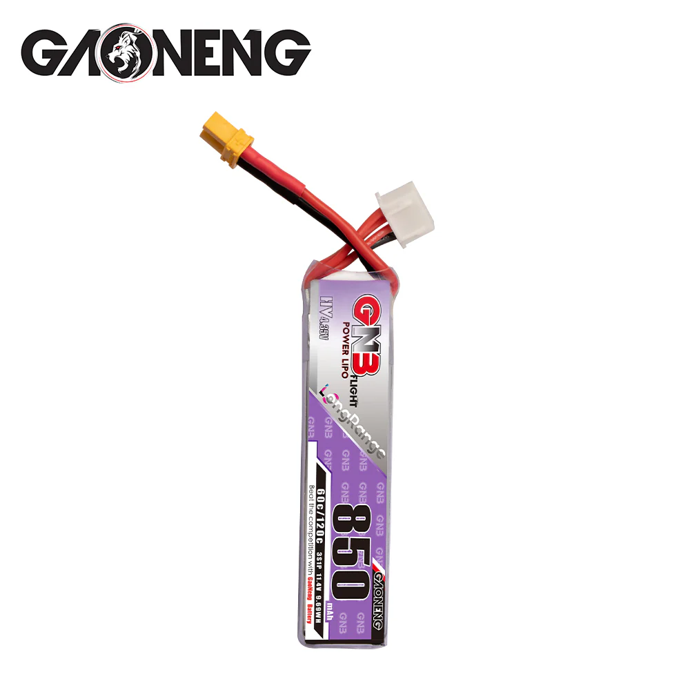Gaoneng GNB 850mAh 3S 11.4V 60C/120C HV Lipo Battery - XT30 - Image 3