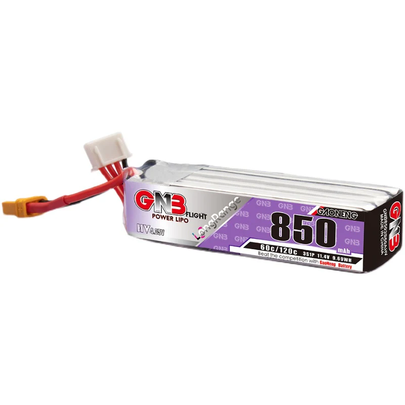 Gaoneng GNB 850mAh 3S 11.4V 60C/120C HV Lipo Battery - XT30 - Image 4