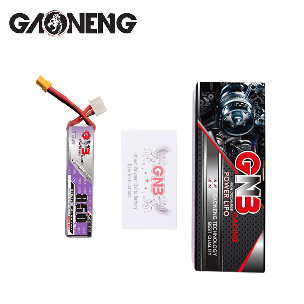 Gaoneng GNB 850mAh 3S 11.4V 60C/120C HV Lipo Battery - XT30 - Image 5