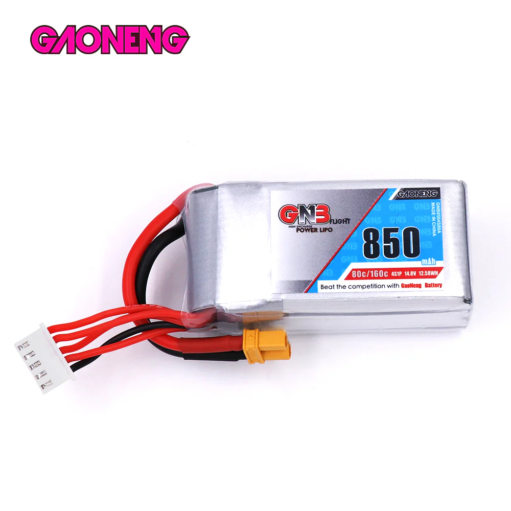 Gaoneng GNB 850mAh 4S 14.8V 80C/160C XT30 - Image 4