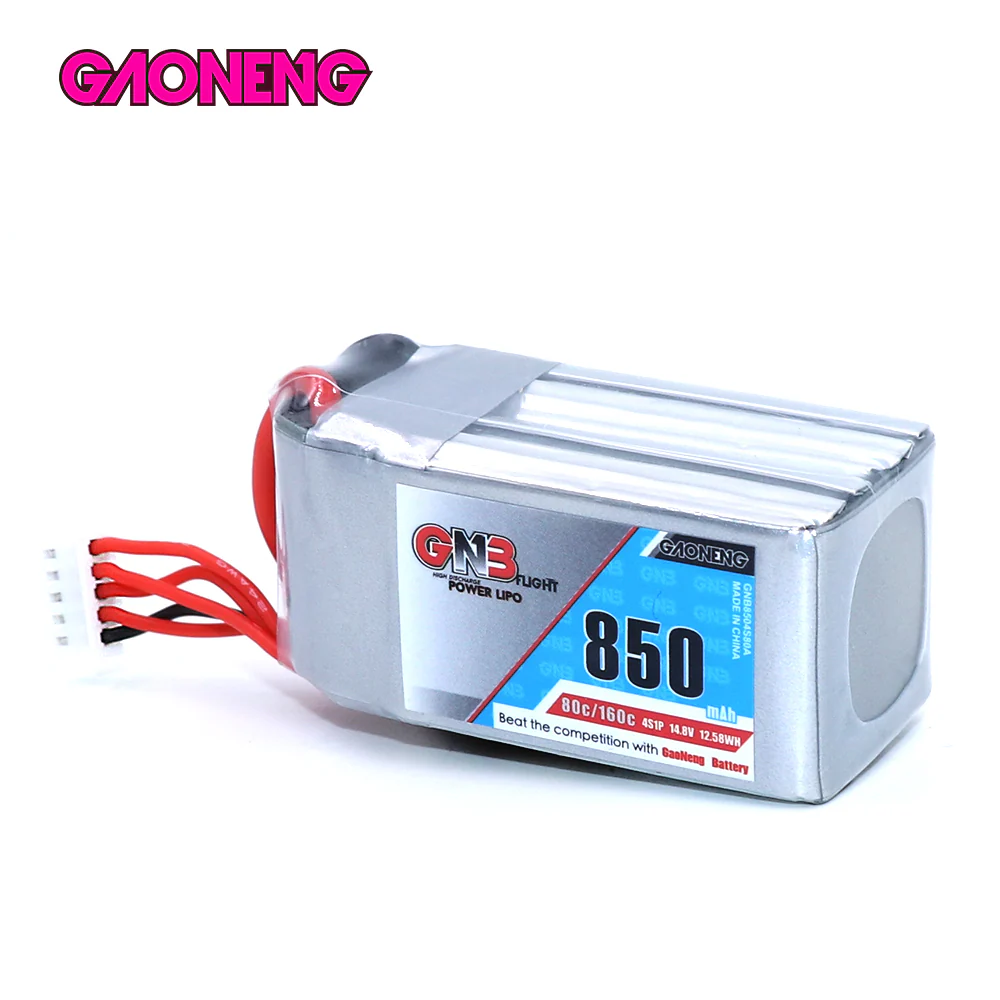 Gaoneng GNB 850mAh 4S 14.8V 80C/160C XT30 - Image 5