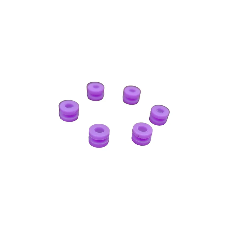 Soft Mount FC Rubber Grommet Damper Kit (6 Pcs.) - Choose Color - Image 5
