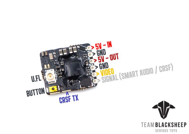 TBS Unify Pro32 Nano 5G8 V1.1 VTx Video Transmitter - Image 5